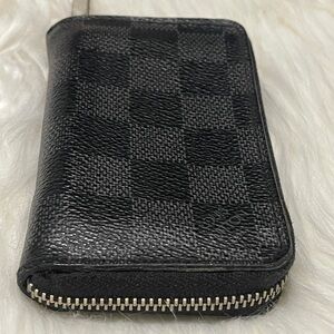 AUTHENTIC Monogram Eclipse Zippy Coin pouch and card holder wallet